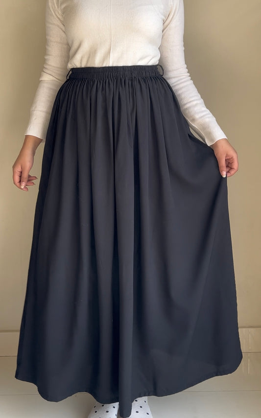 CARBON BLACK | FLOWY A-LINE