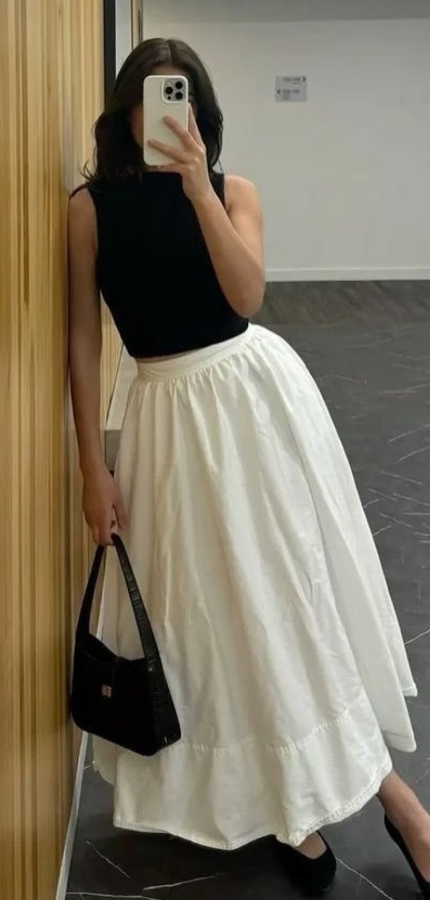 SNOW WHITE | FLOWY A-LINE